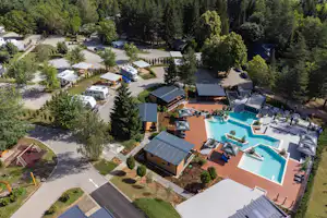 Camp Turist Grabovac - Blick auf den Campingplatz aus der Vogelperspektive