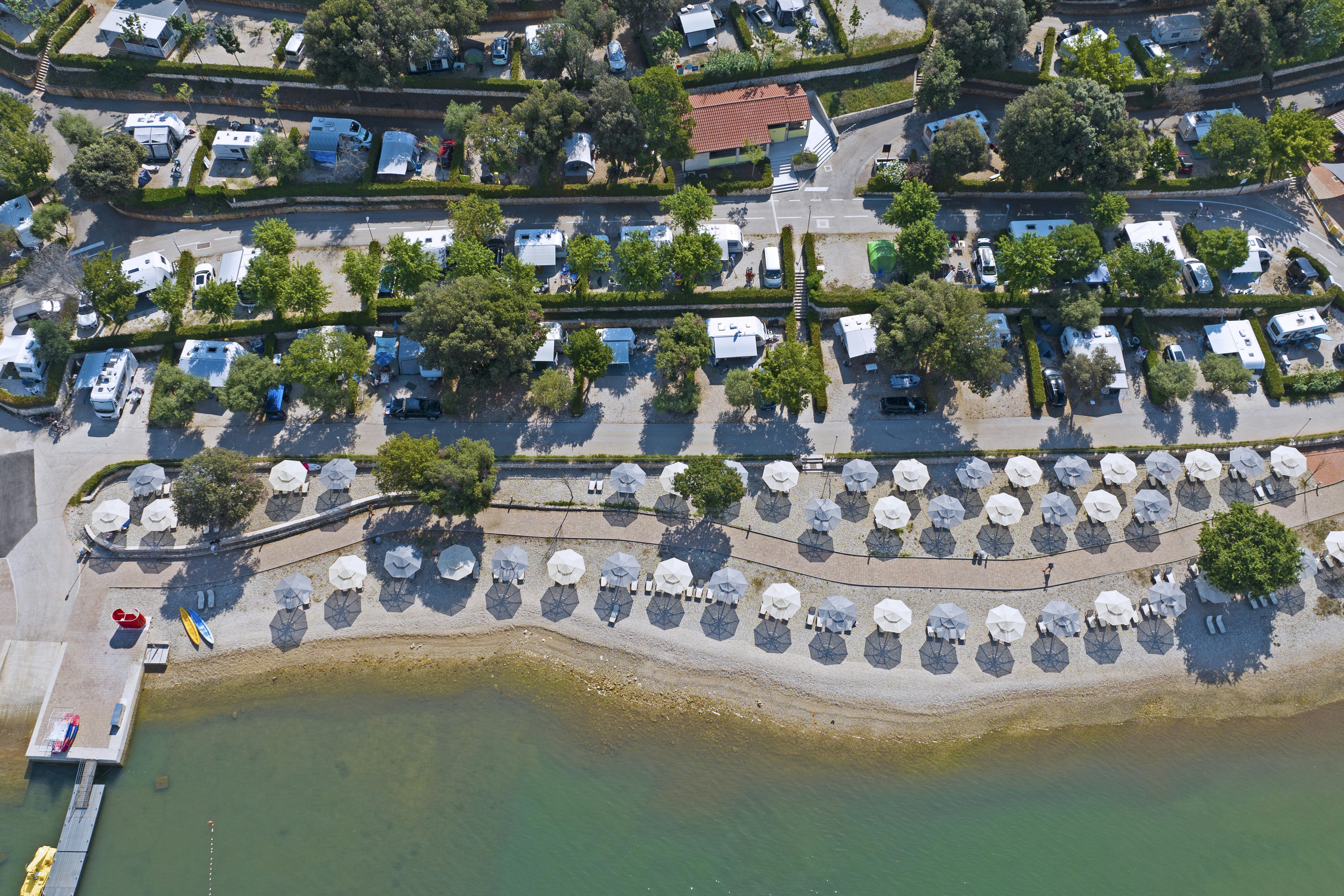 Camp Val Saline  - Campingplatz aus der Vogelperspektive