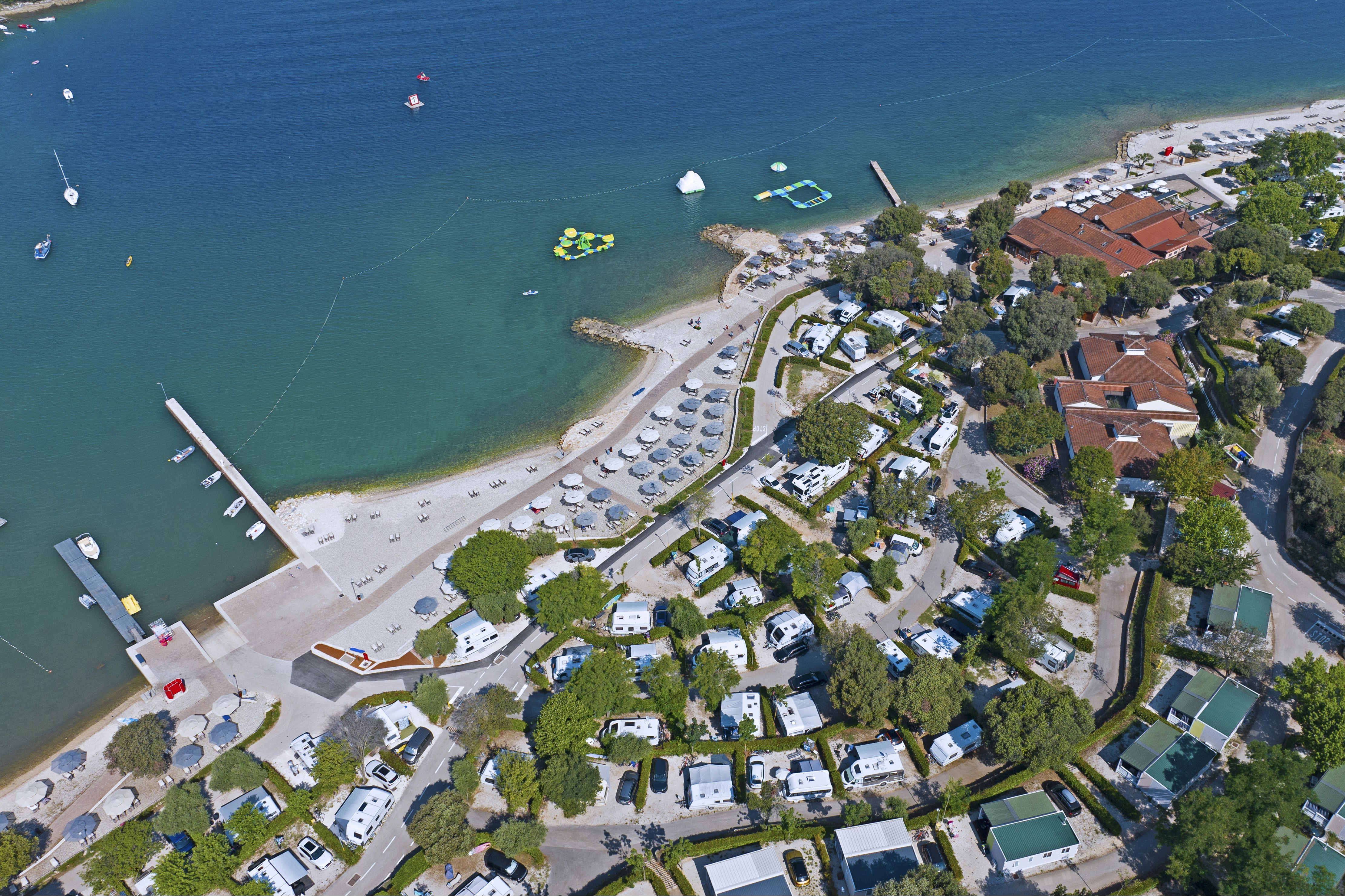 Camp Val Saline  - Campingplatz aus der Vogelperspektive