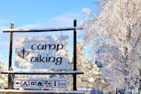 Camp Viking - Eingangsschild des Campingplatzes