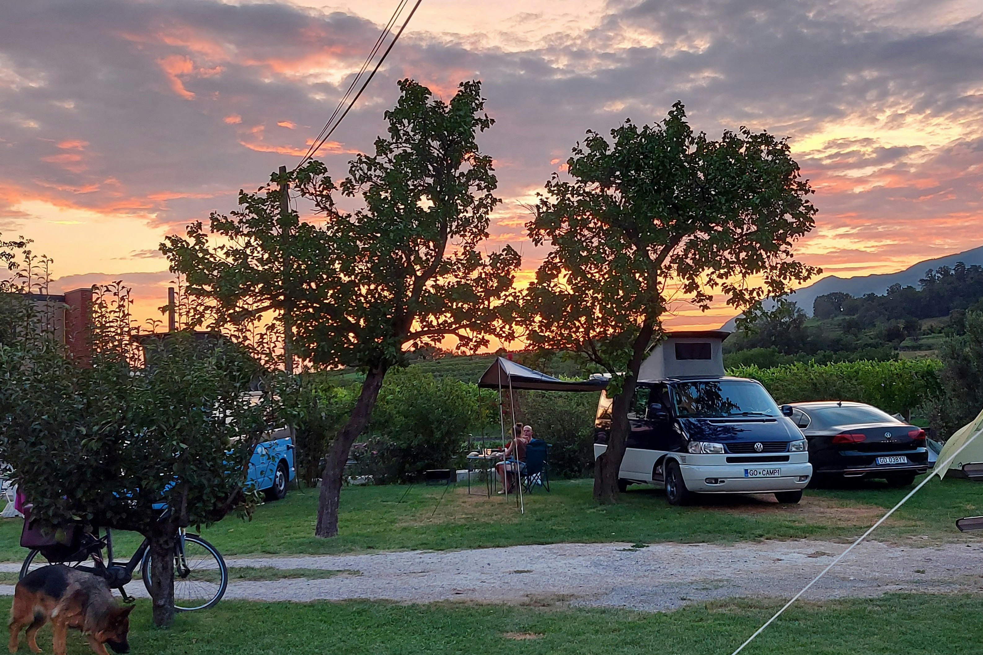 Camp Vrhpolje  Kamp Vrhpolje - Standplätze im Grünen auf dem Campingplatz