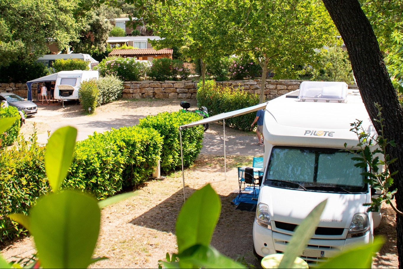 Campasun Mas de Pierredon - Standplätze auf dem Campingplatz