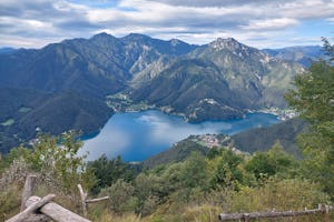 Campeggio al Lago - Blick auf den See aus der Vogelperspektive
