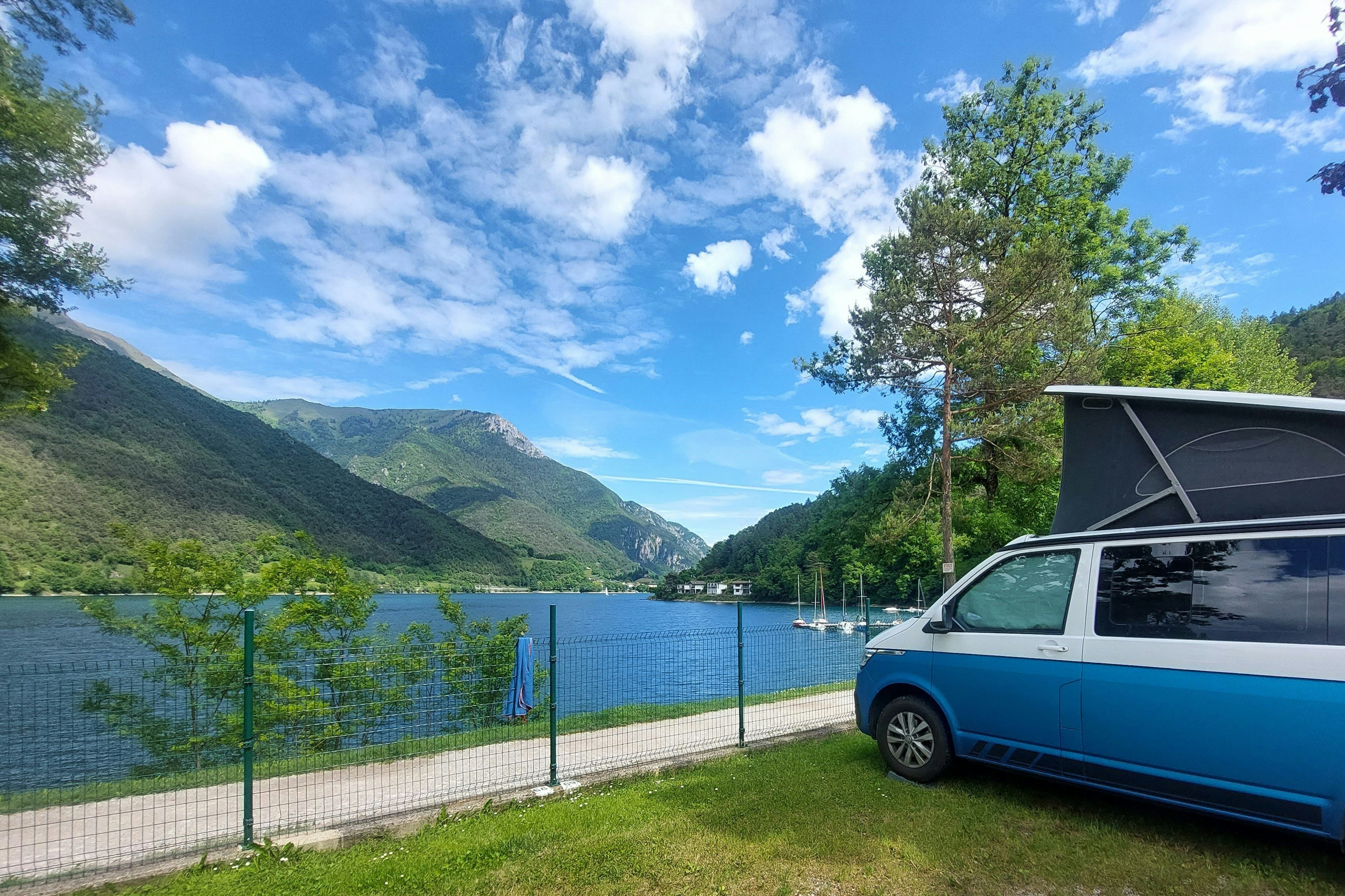 Campeggio al Lago - Standplatz mit Blick auf den See