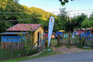Campeggio Alidosi - Eingang zum Campingplatz