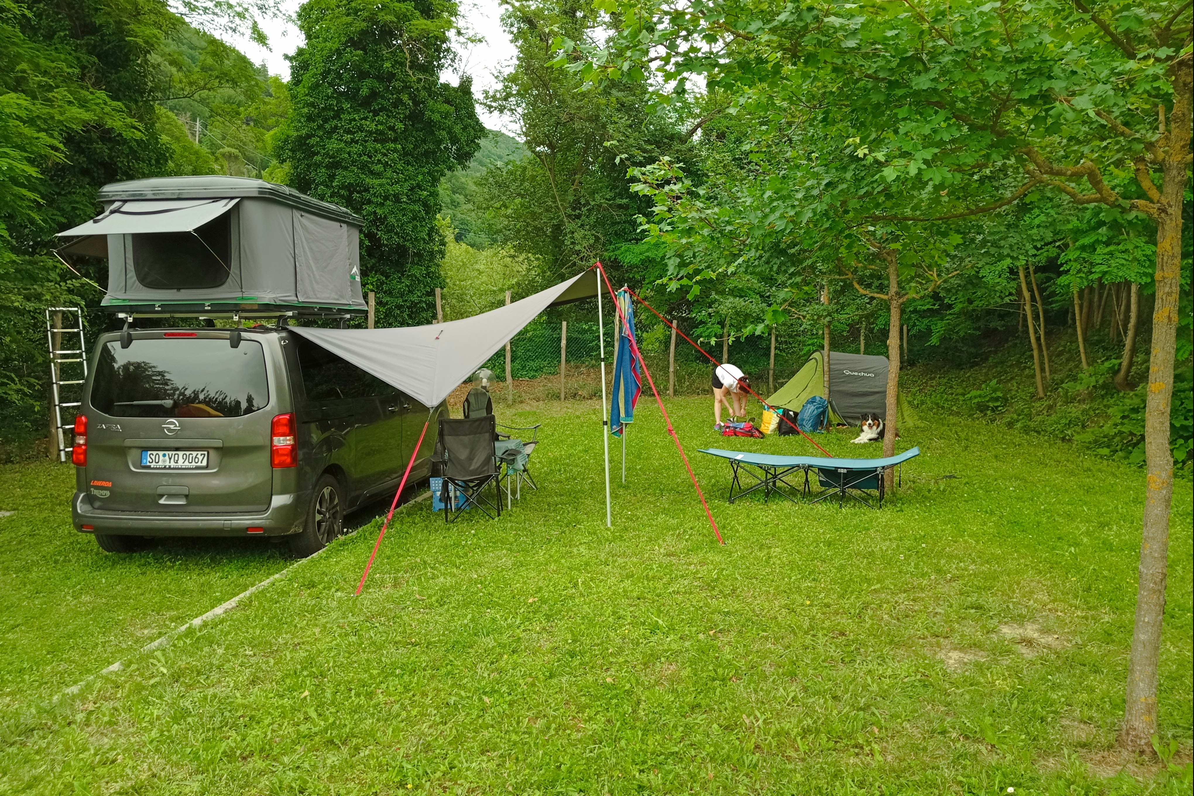 Campeggio Alidosi - Standplatz im Grünen