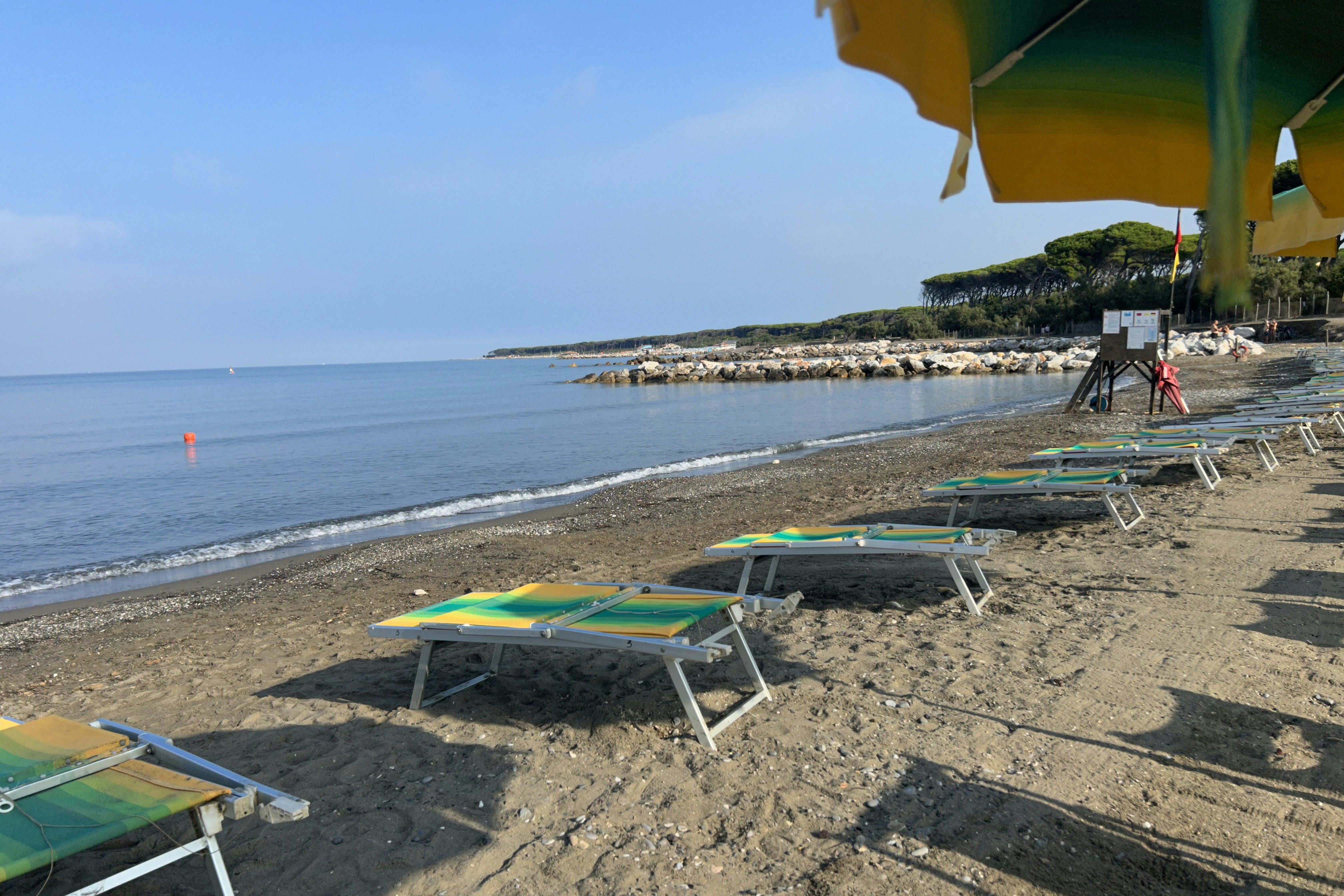 Campeggio Bocca di Cecina - Badestrand auf dem Campingplatz