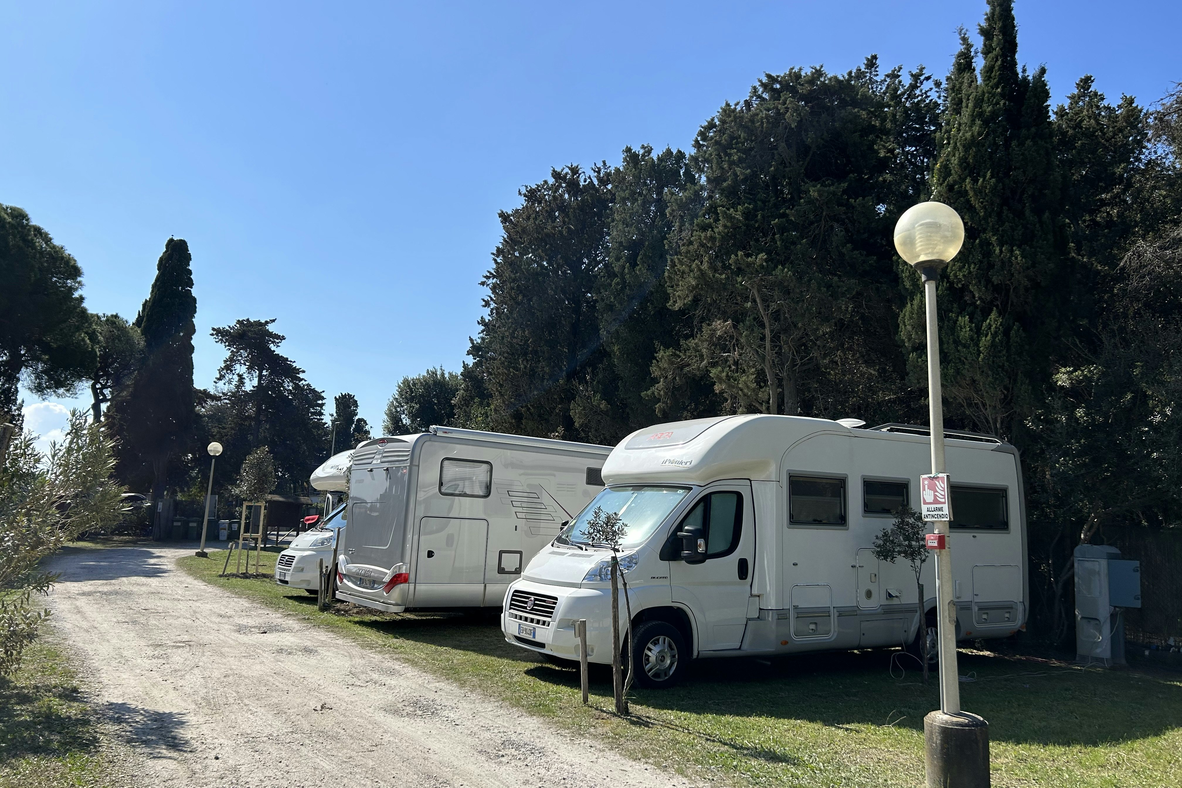 Campeggio Bocca di Cecina - Standplätze auf dem Campingplatz