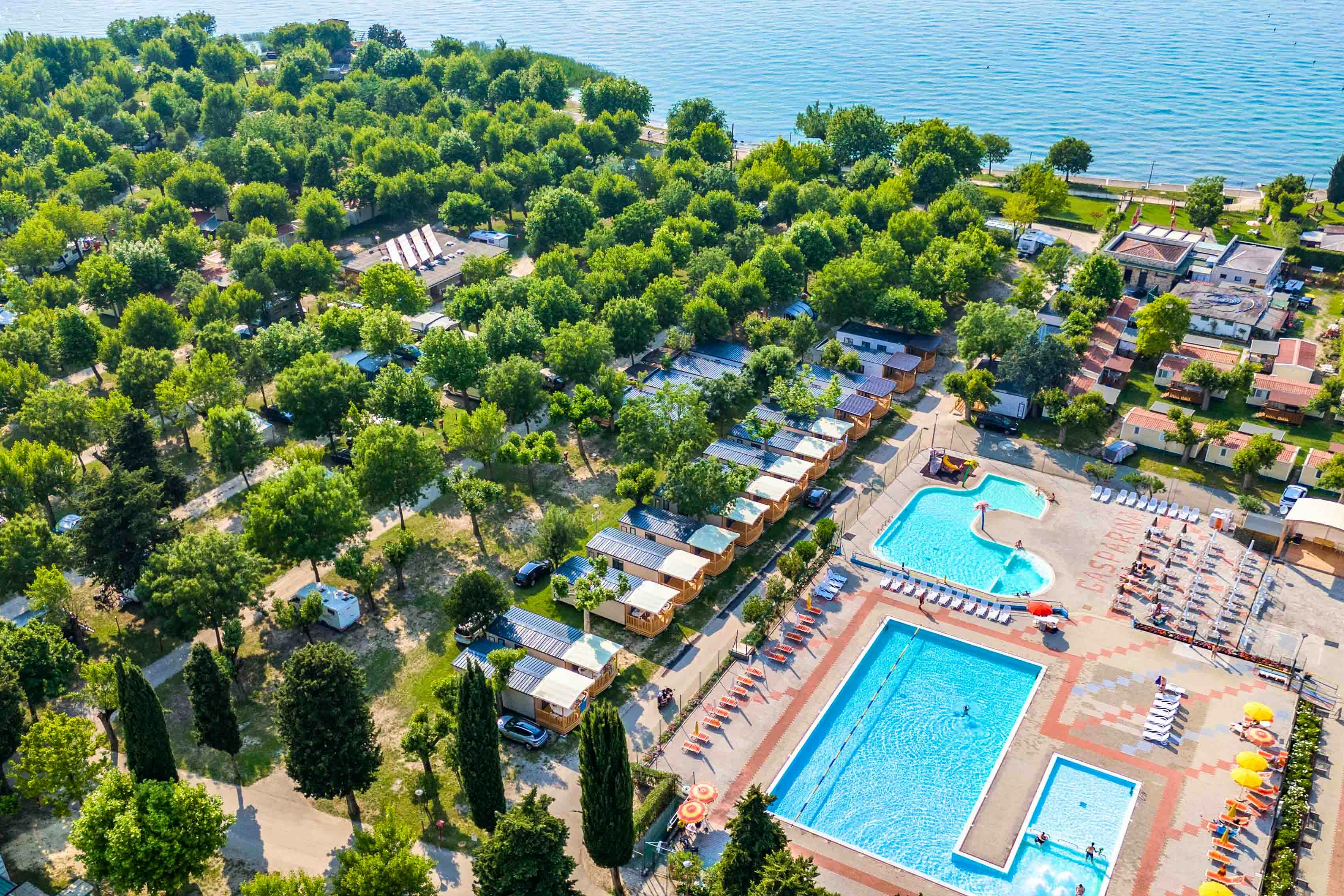 Campeggio Gasparina  - Campingplatz aus der Vogelperspektive