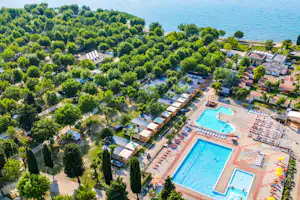 Campeggio Gasparina - Campingplatz aus der Vogelperspektive