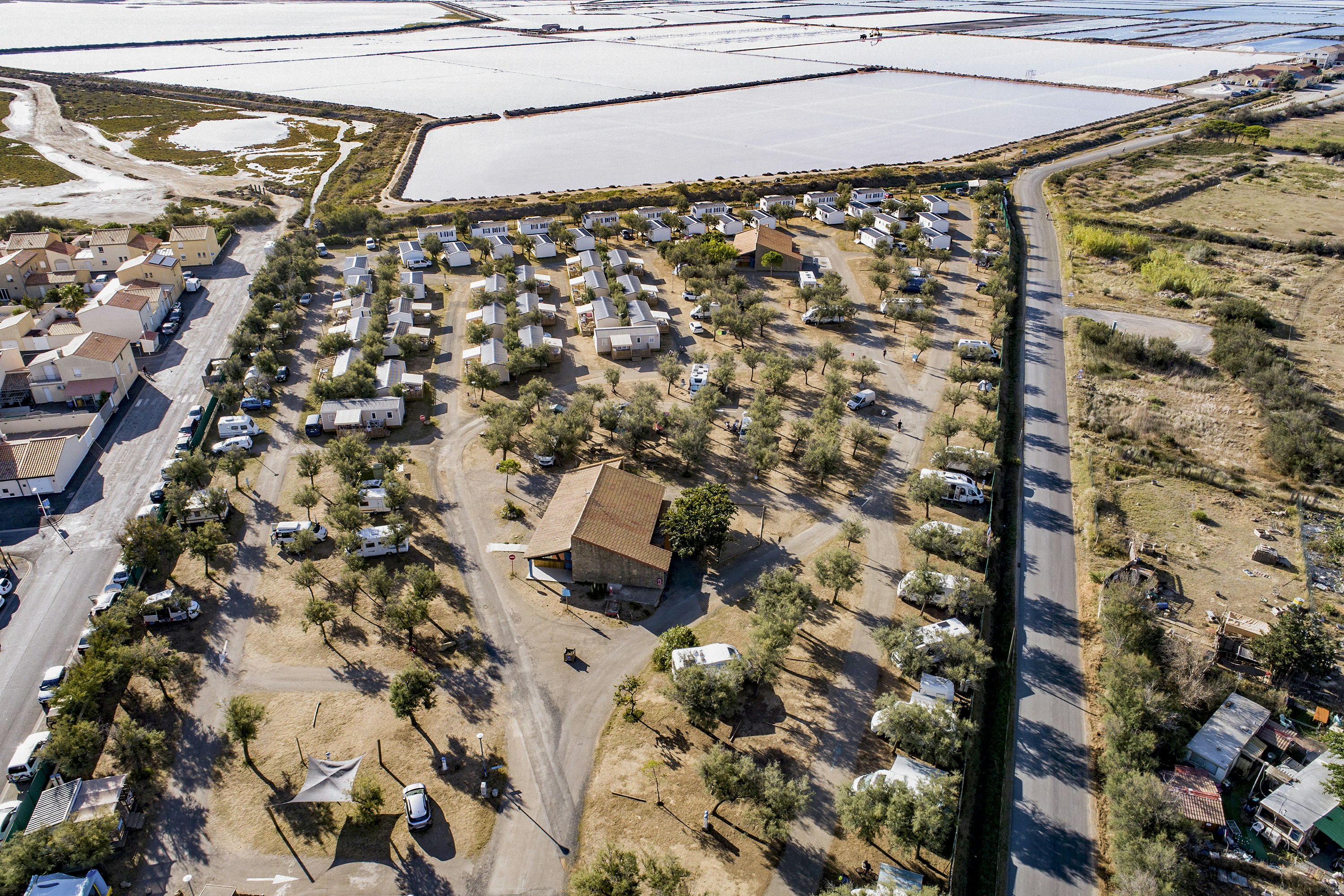 Camping Paradis Barberousse  - Campingplatz aus der Vogelperspektive