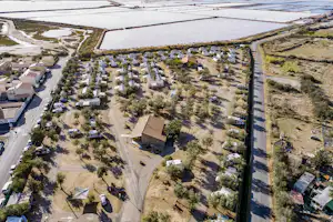 Camping Paradis Barberousse - Campingplatz aus der Vogelperspektive
