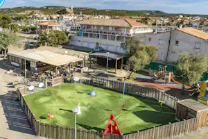 Camping Paradis Barberousse - Blick auf den Campingplatz