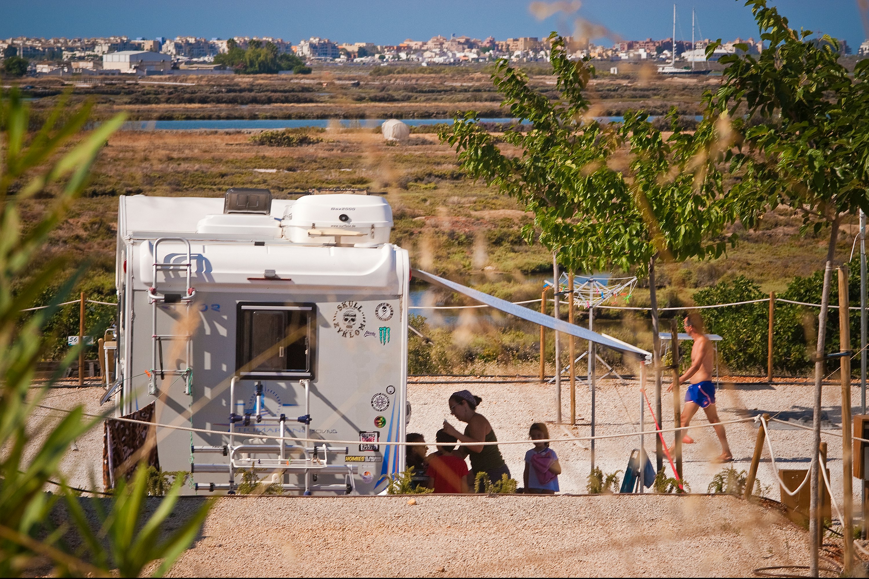 Camper Park Playas de Luz - Standplätze auf dem Campingplatz