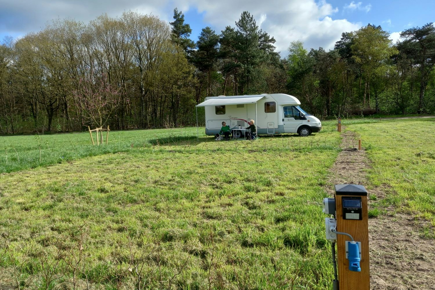 Camperplaats in de 7e Hemel