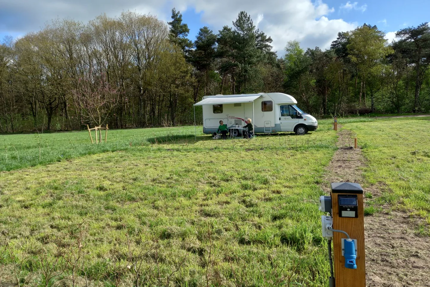 Camperplaats in de 7e Hemel