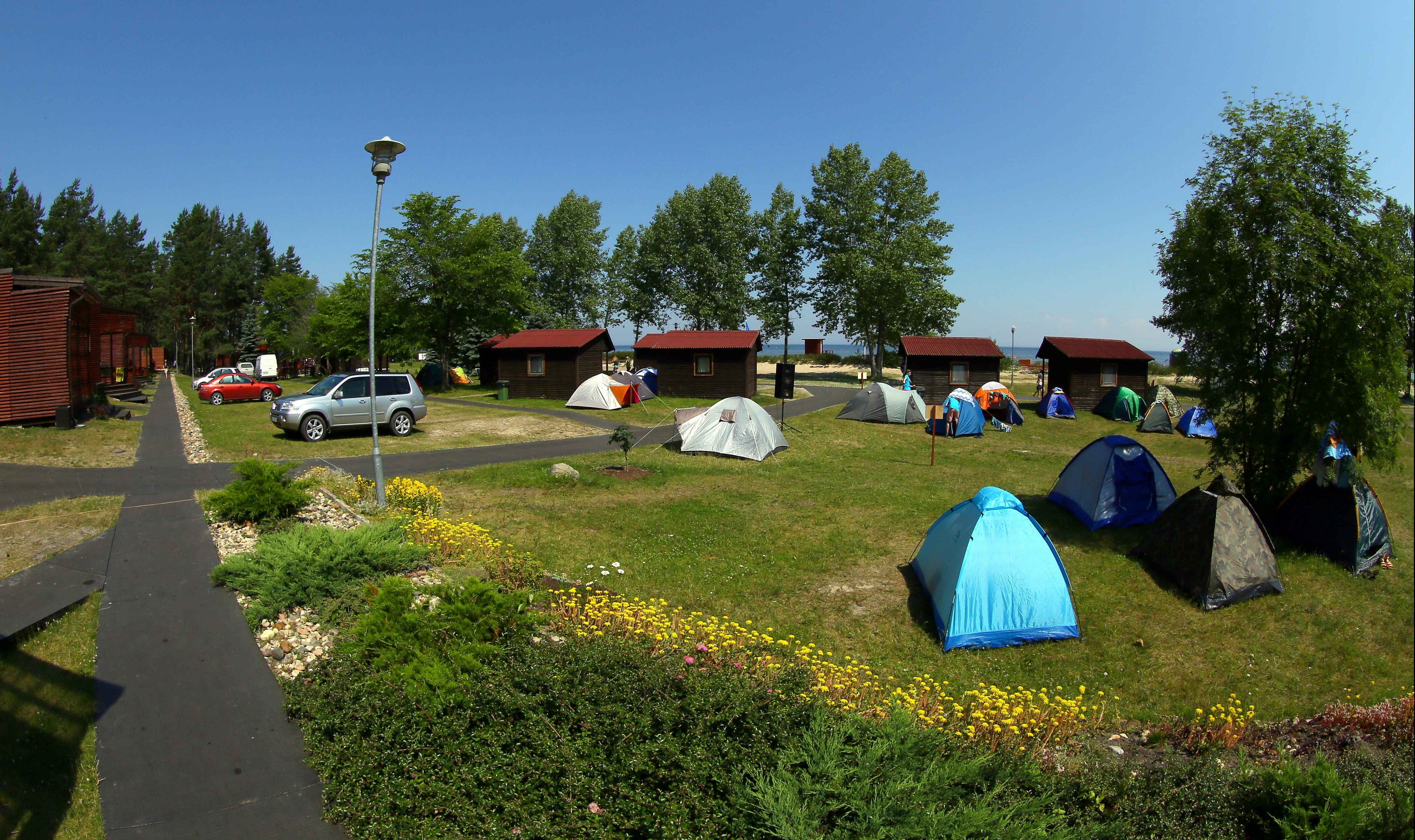 Camping Abragciems  - Zeltwiese