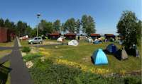 Camping Abragciems  - Zeltwiese