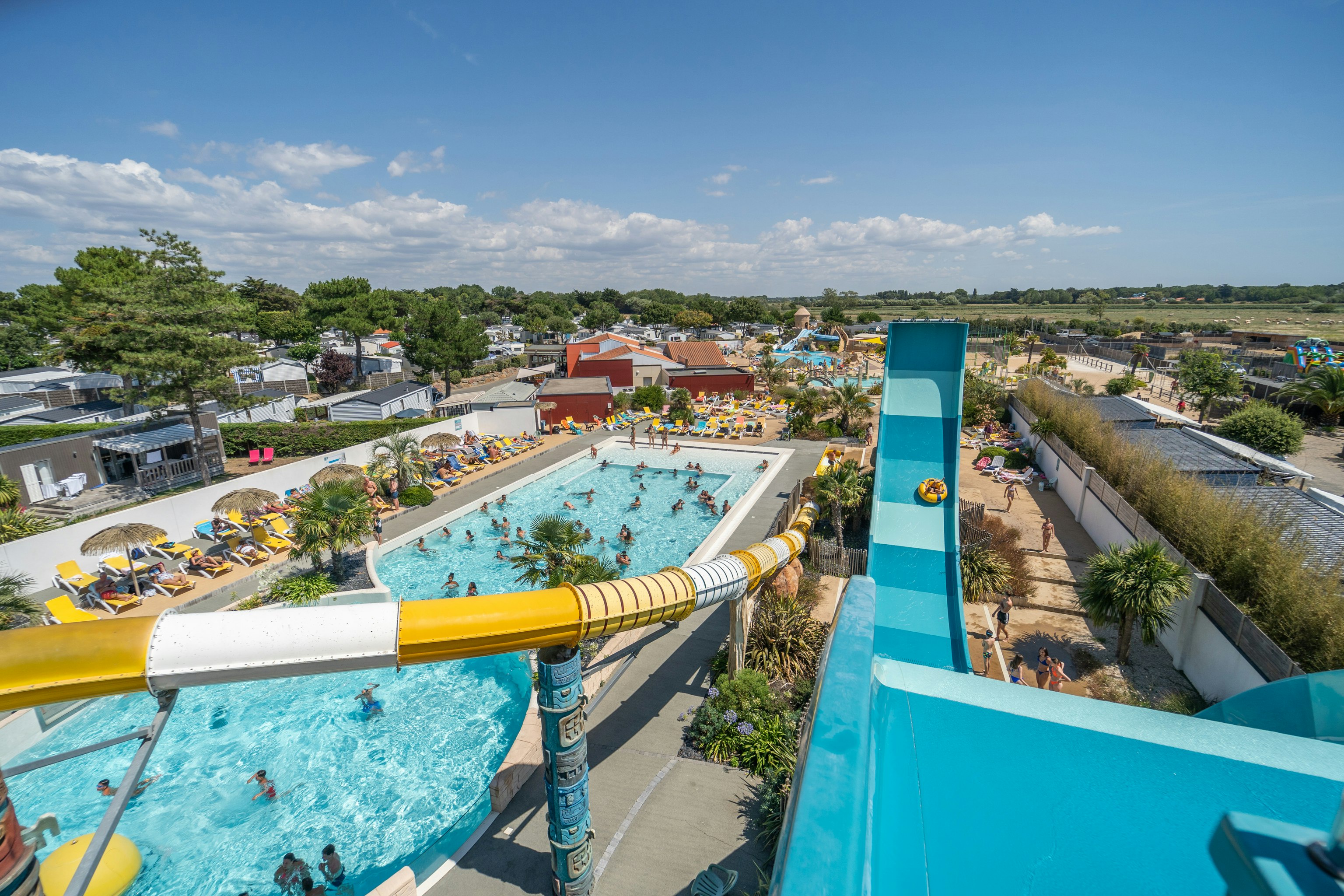 Camping Acapulco  - Rutschen im Wasserpark des Campingplatzes