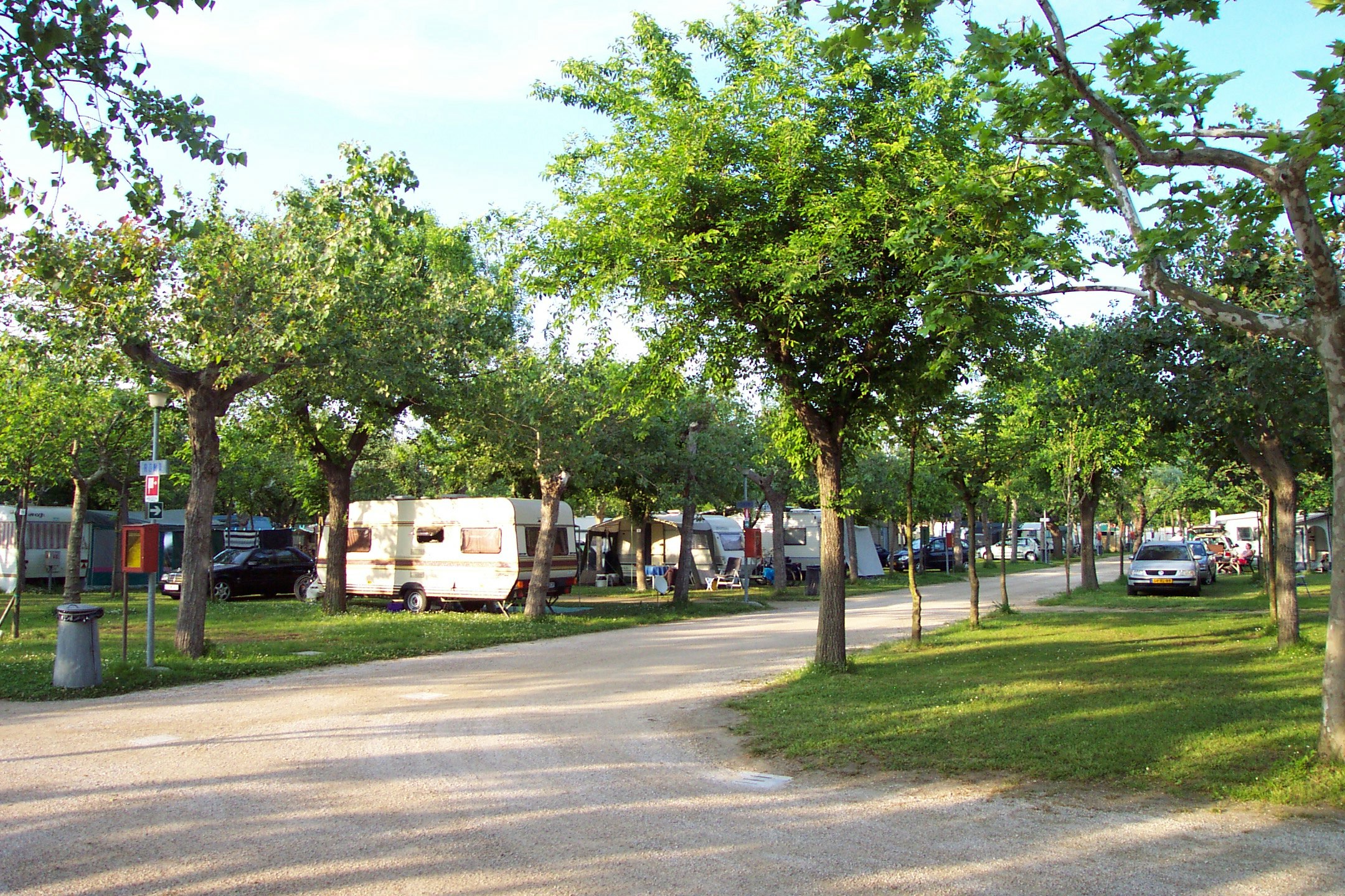 Camping Adriatico - Standplätze auf dem Campingplatz
