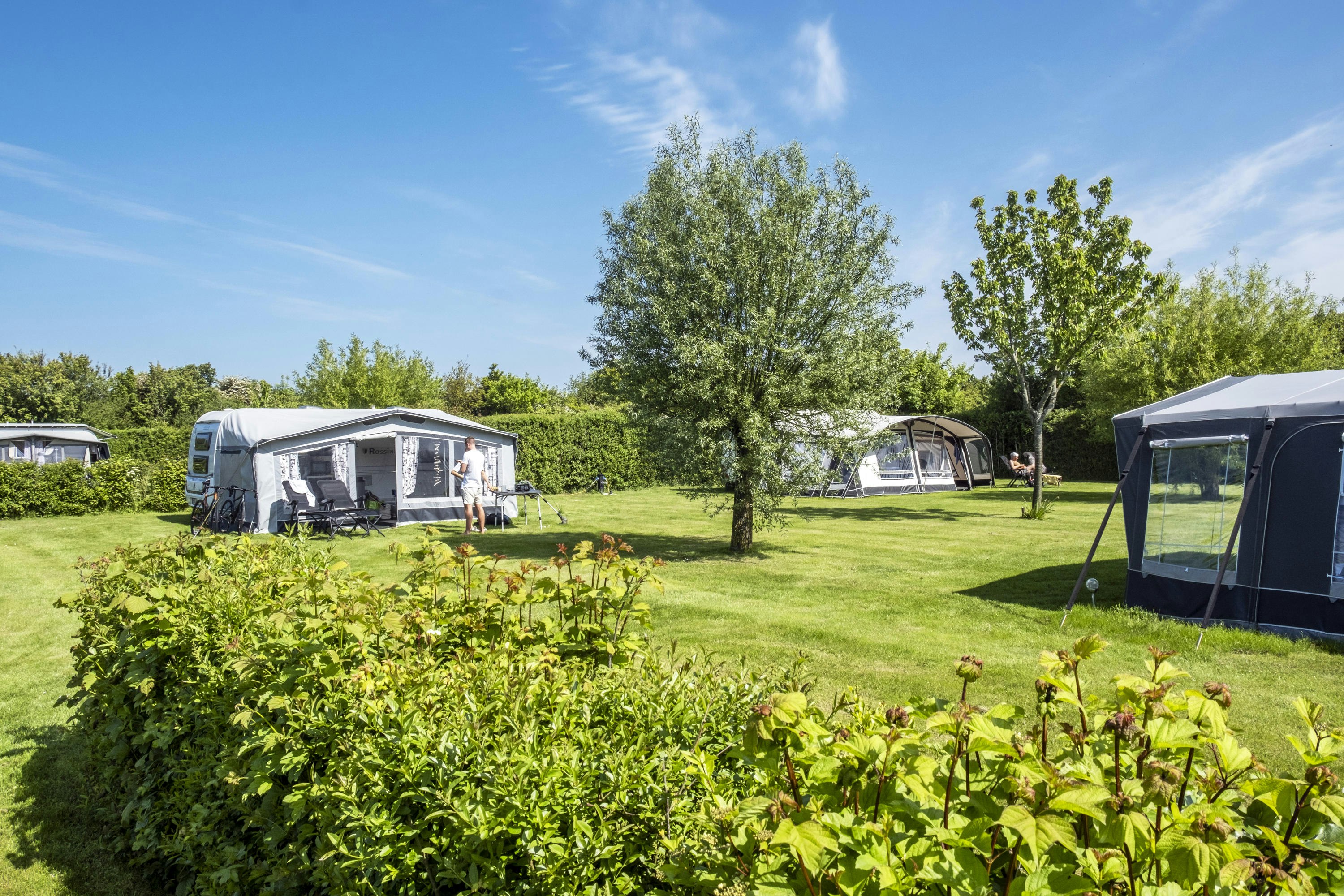 Camping Agri-Nova - Wohnmobil- und Wohnwagenstandplätze auf der Wiese