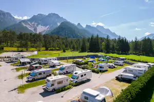 Camping Al Plan - Dolomites - Campingplatz Luftaufnahme