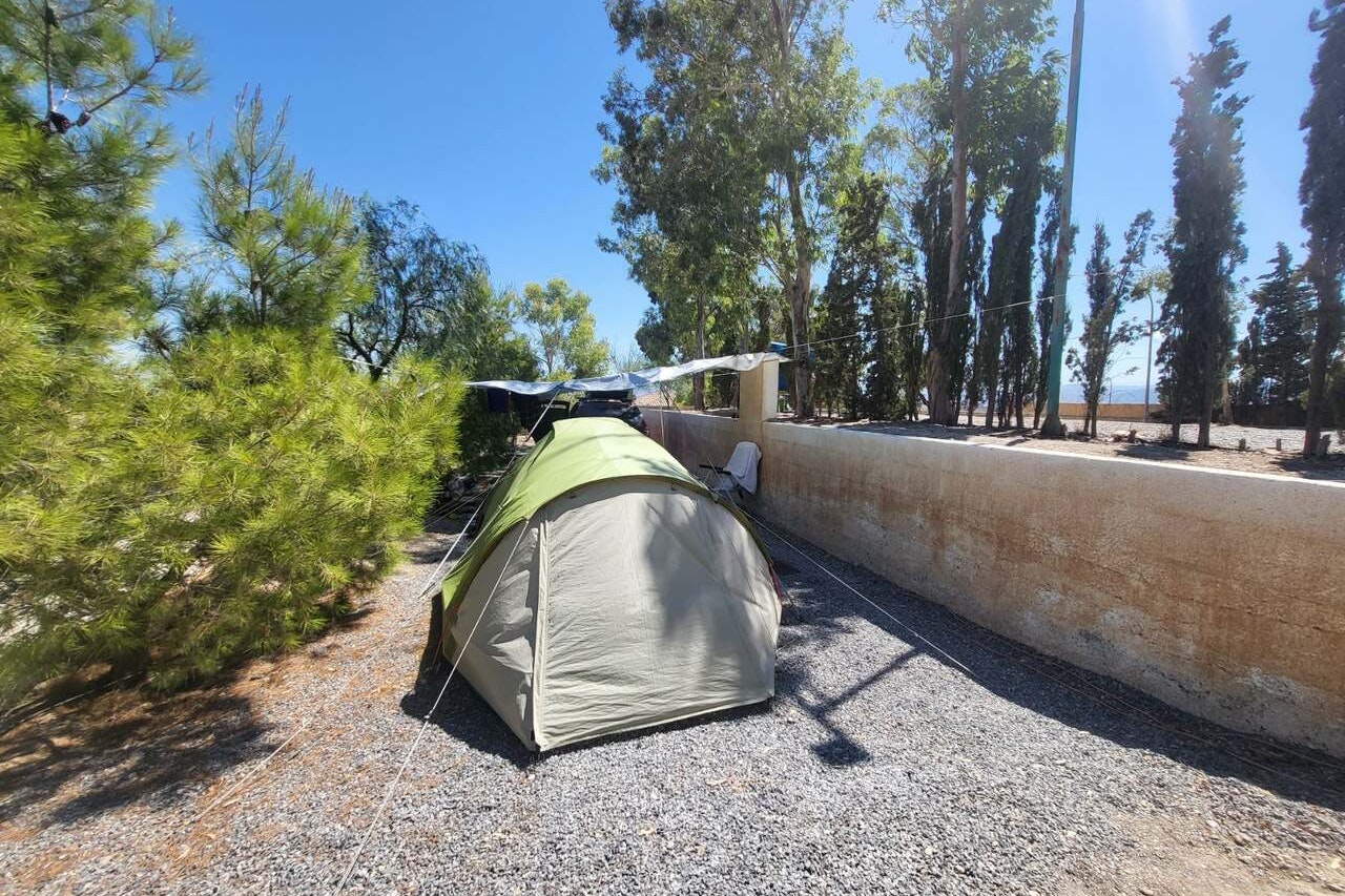 Camping Albox - Blick auf einen Zeltplatz auf dem Campingplatz