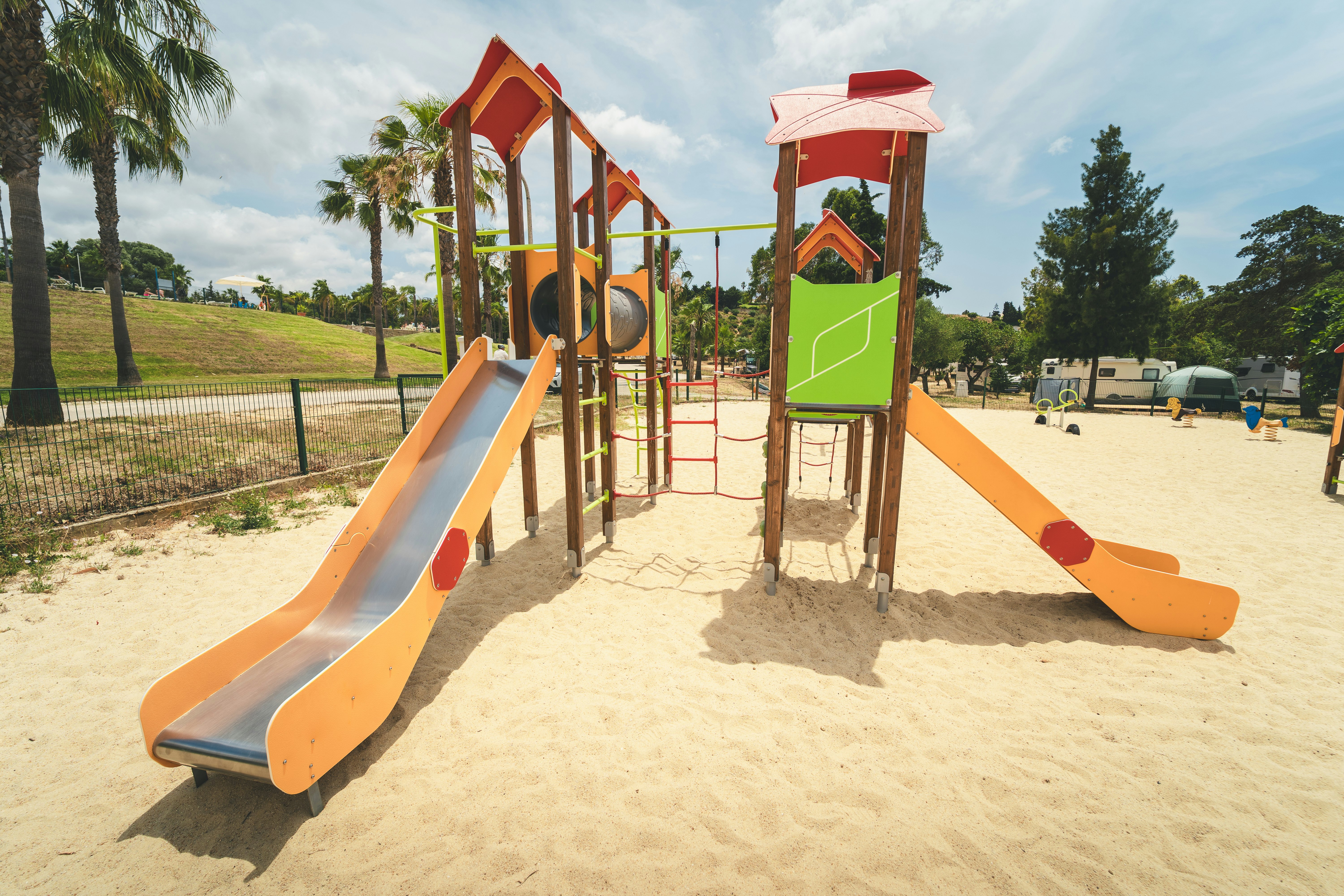 HolaCamp Albufeira  Camping Albufeira  - Kinderspielplatz auf dem Campingplatz