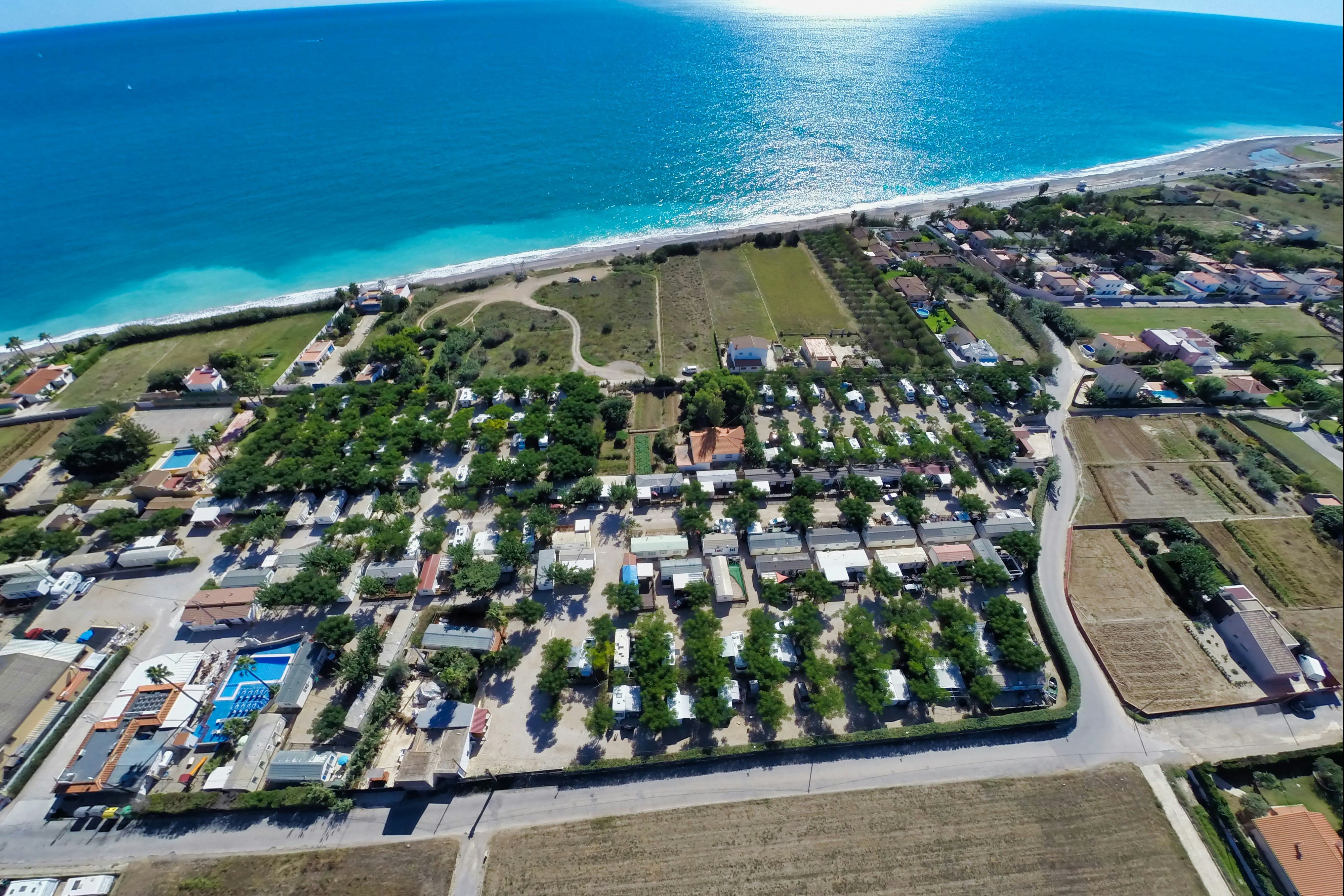 Camping Alegría del Mar  - Campingplatz aus der Vogelperspektive
