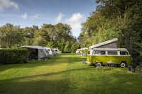 Camping Alkmaar - Wohnmobil- und  Wohnwagenstellplätze auf der Wiese