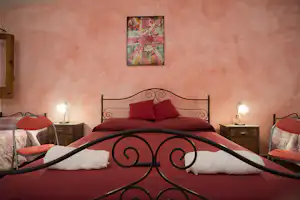 Camping Almoetia - Ein Schlafzimmer eines Gebäudes des Campingplatz