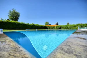Camping Almtal - Pool auf dem Campingplatz