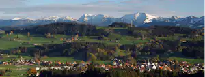Campingplatz Alpenblick Campingplatz Alpenblick im Allgäu - Malerische Aussicht auf die Alpen