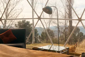Camping Alpujarra - Blick aus einem Mobilheim
