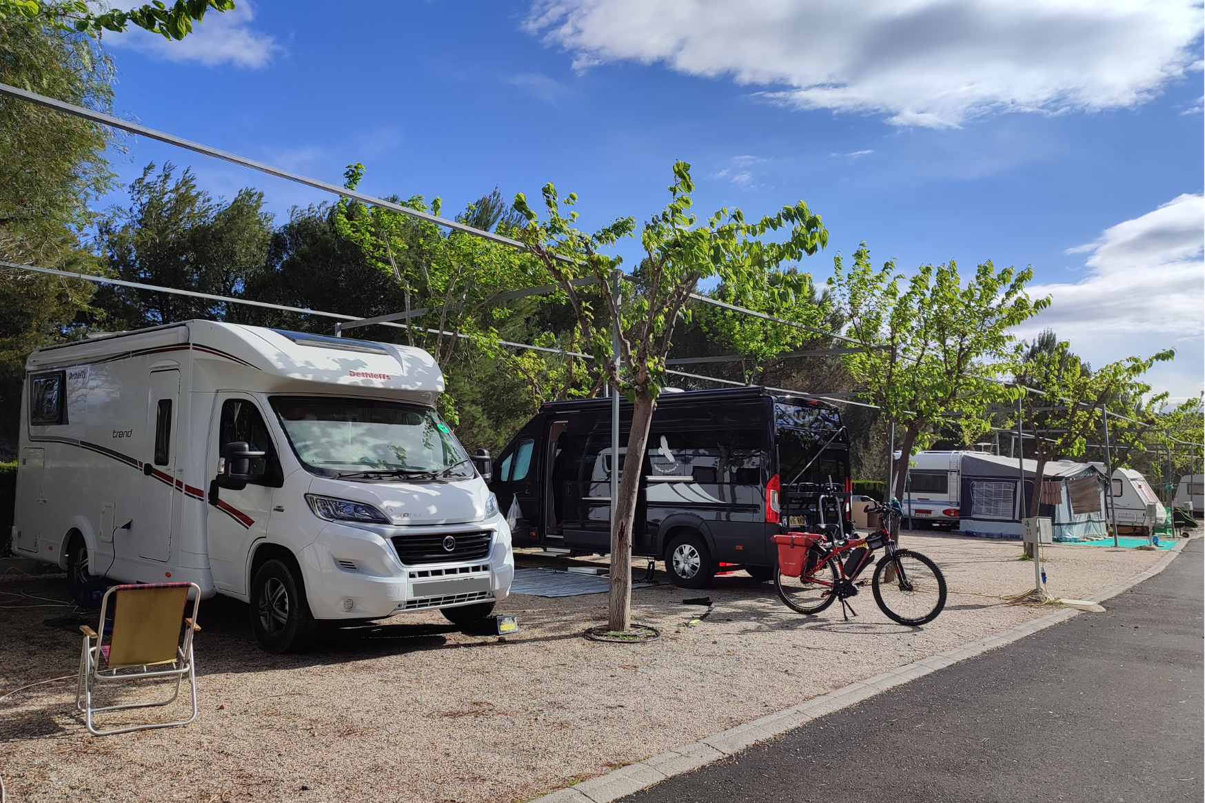 Camping Altomira - Standplätze auf dem Campingplatz