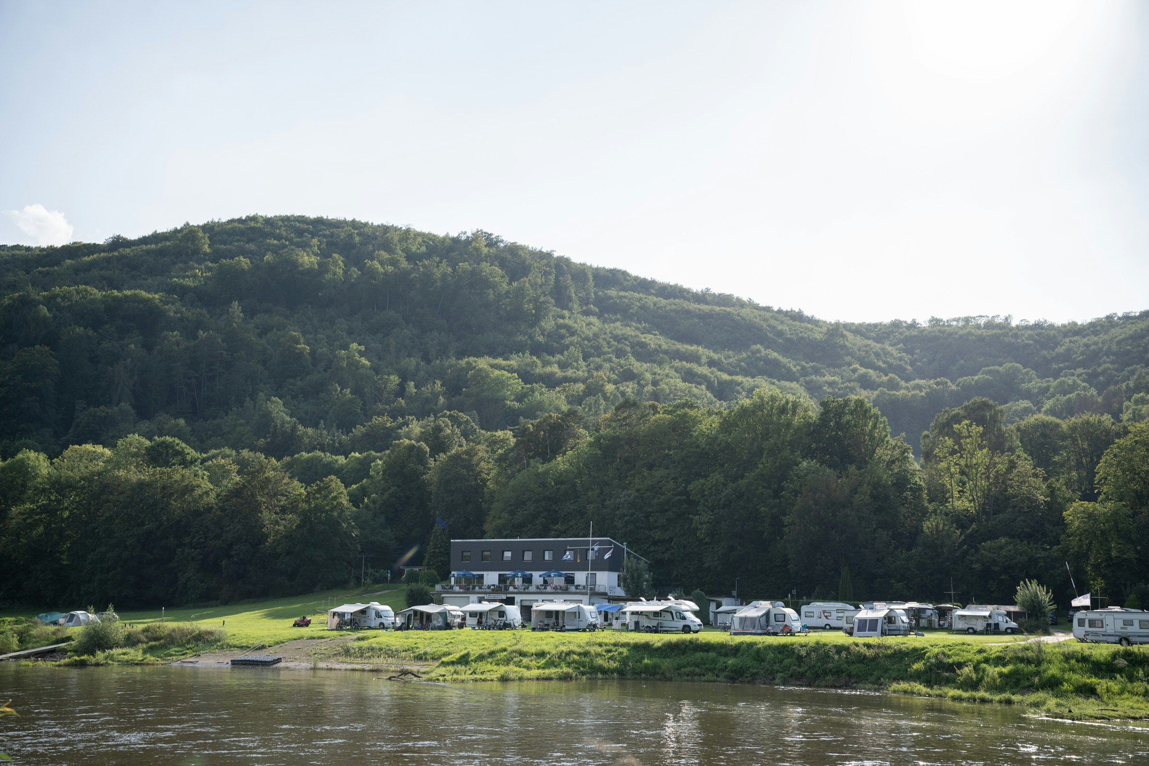 Camping am Bootshaus - Standplätze auf dem Campingplatz