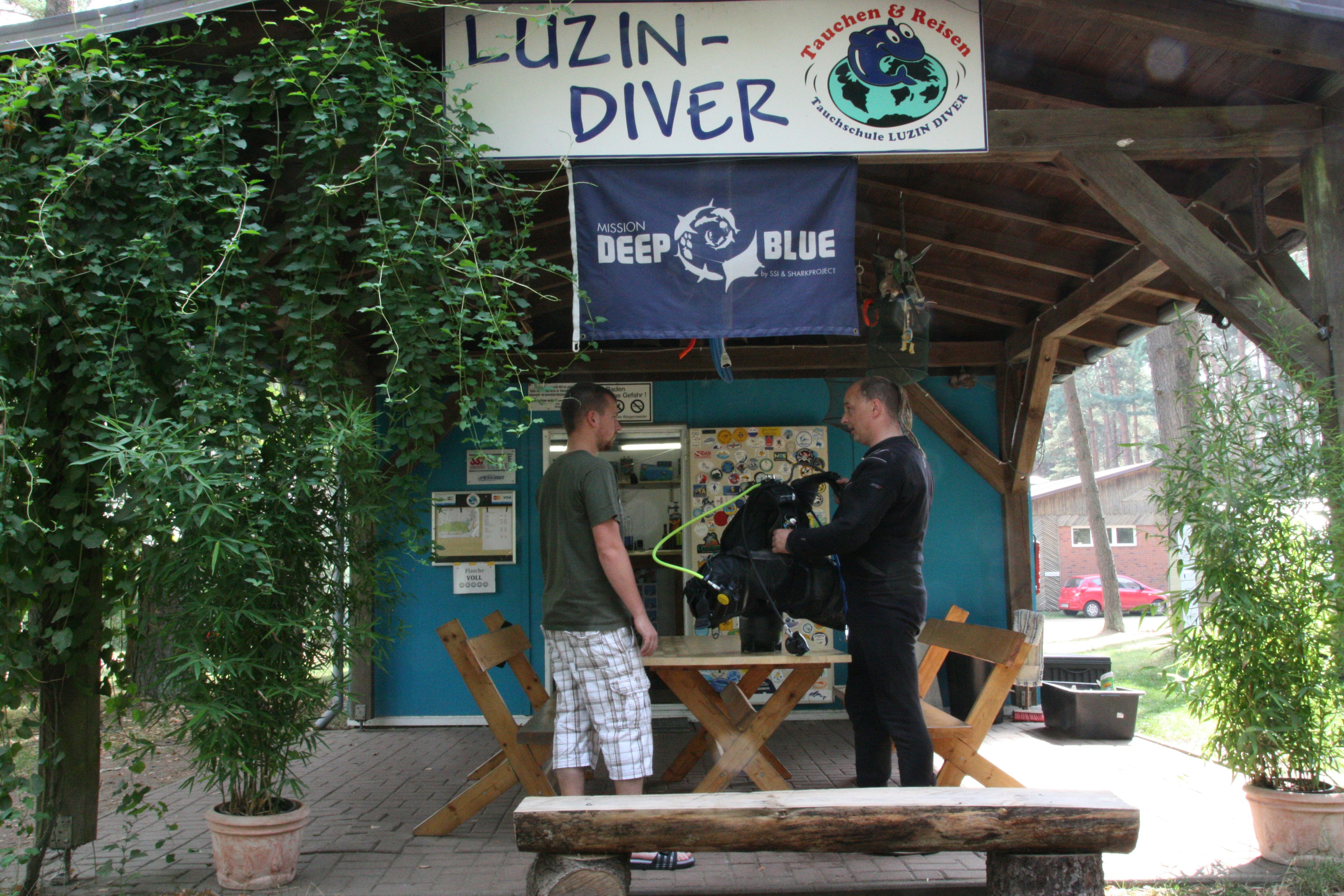 Camping Am Dreetzsee  - Tauchschule auf dem Campingplatz