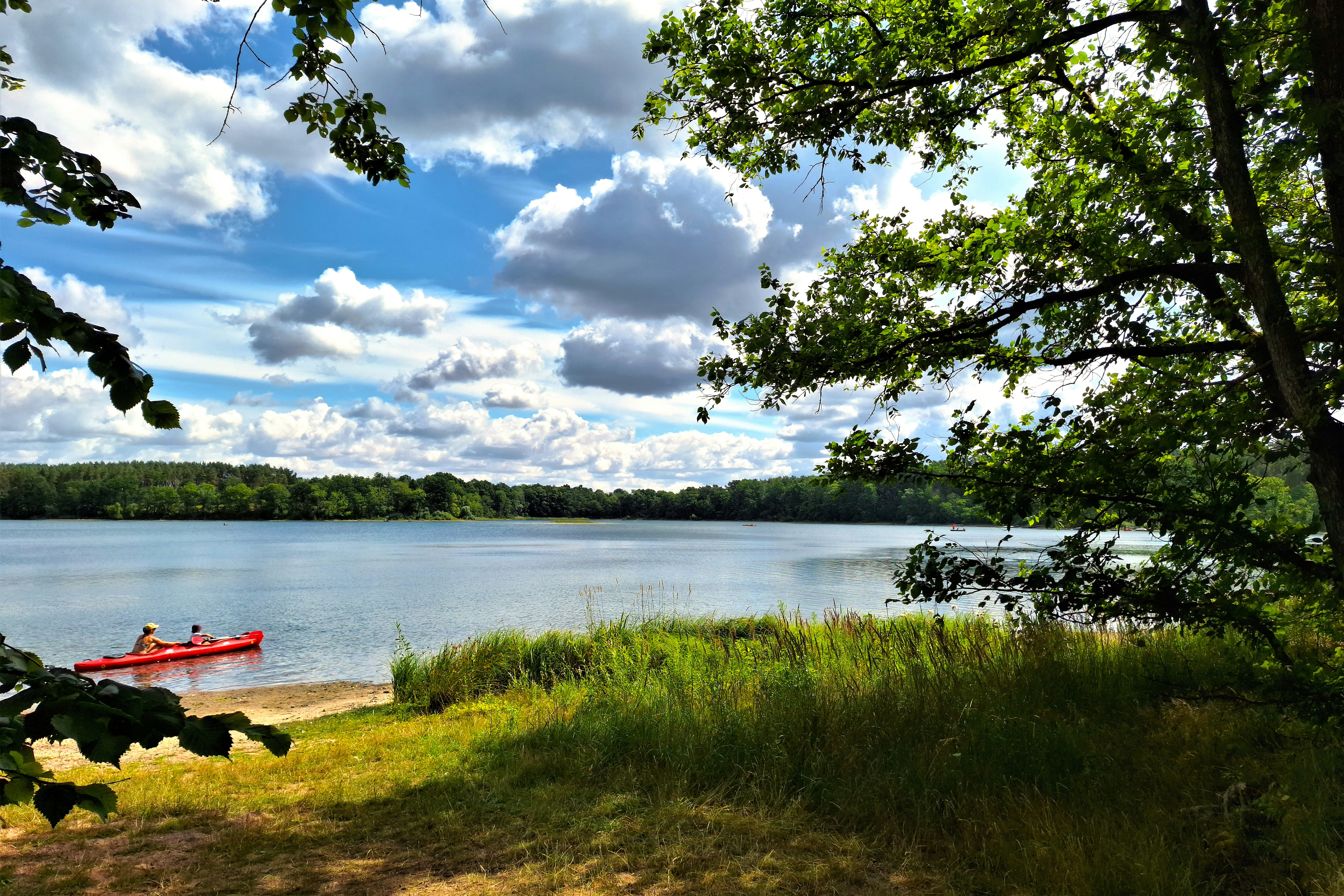 Camping Am Dreetzsee - Blick auf das Ufer des Sees