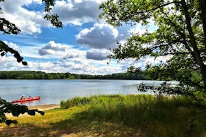 Camping Am Dreetzsee - Blick auf das Ufer des Sees