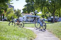Camping am Ferienhof Kramer - Fahrradfahren auf dem Campingplatz