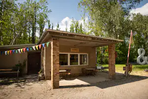 Camping am Kühlhaus Görlitz Rezeption und Eingang des Campingplatzes