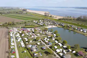 Camping -Am Leuchtturm- - Campingplatz aus der Vogelperspektive