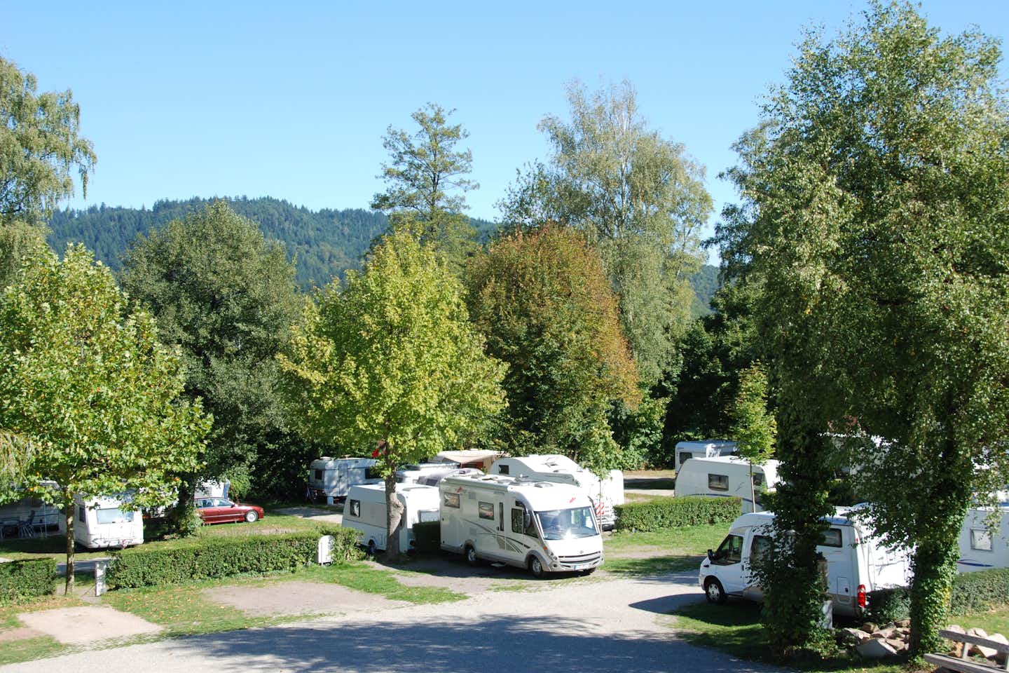 Camping am Möslepark  -  Wohnwagenstellplatz und Wohnmobilstellplatz vom Campingplatz