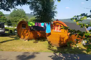 Camping am Perlsee - Mobilheime auf dem Campingplatz