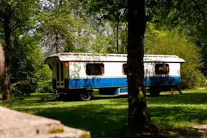Camping am See - Mobilheim auf dem Campingplatz