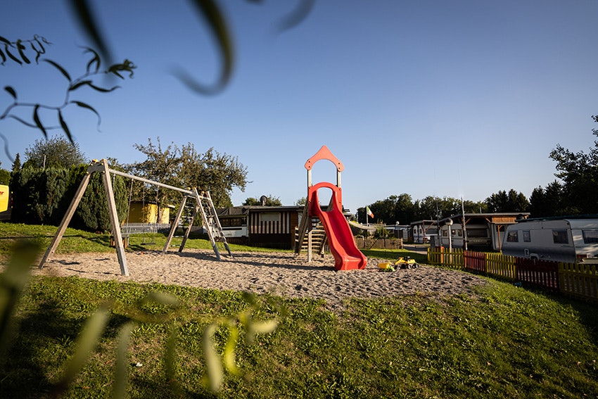 Camping am See International - Kinderspielplatz auf dem Campingplatz