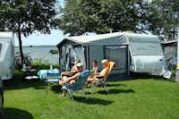 Camping am See -  Wohnwagen- und Zeltstellplatz auf dem Campingplatz
