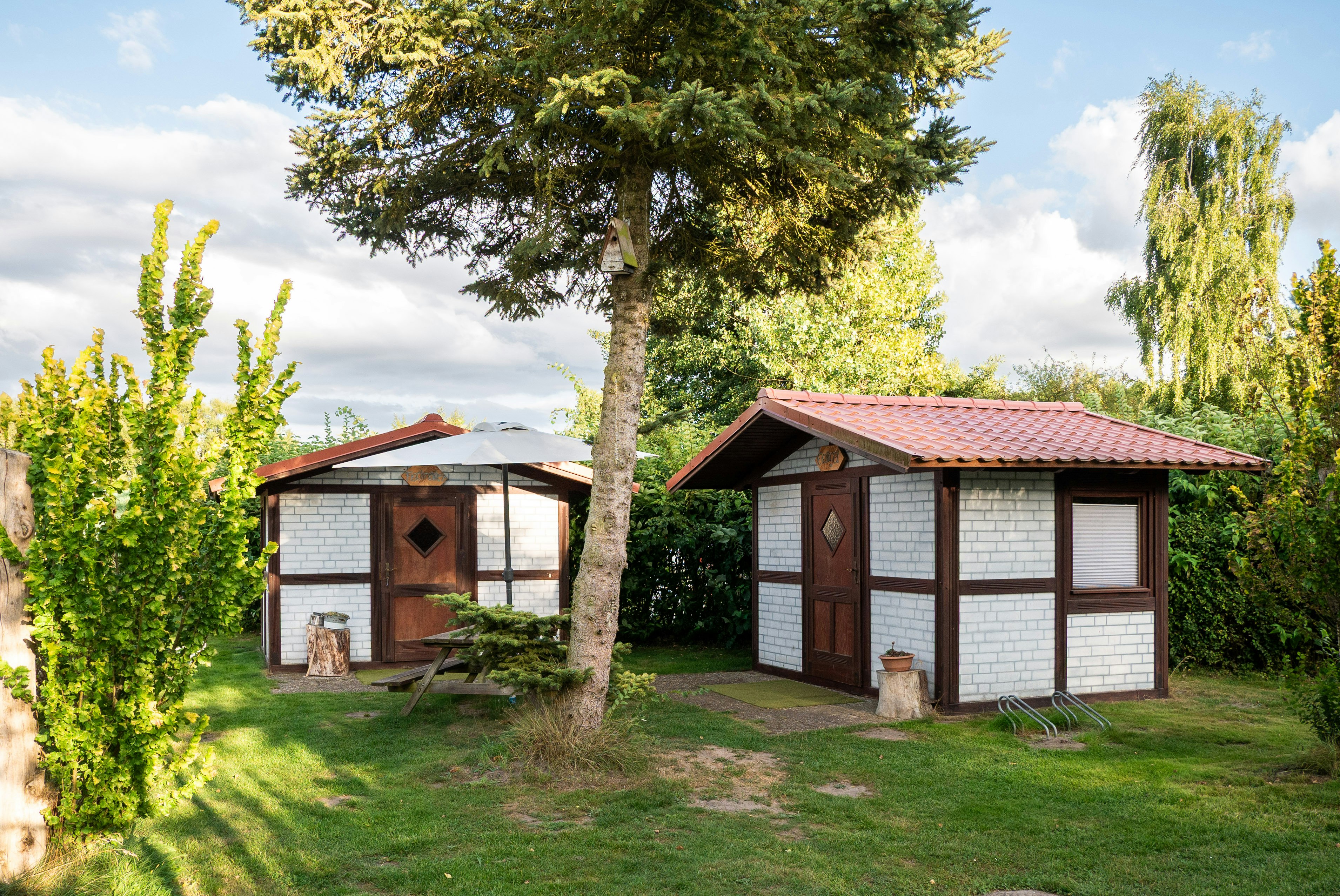 Campingplatz am Wiesengrund  Camping Am Wiesengrund  - Mobilheime auf dem Campingplatz