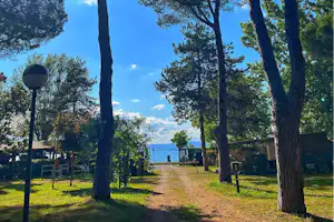 Camping Amalasunta - Blick auf den Weg zum Wasser