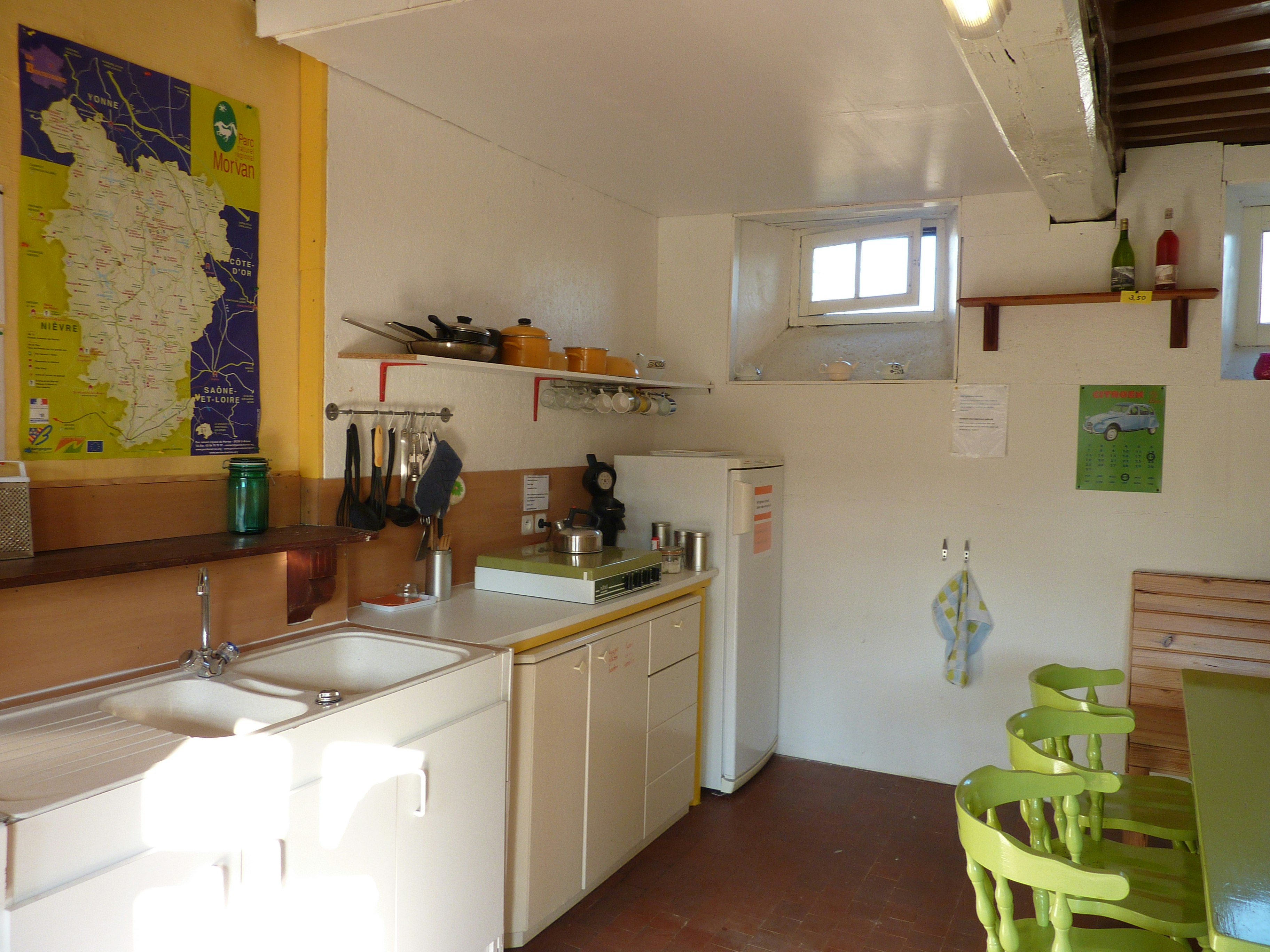 Camping Ambiance Morvan - Küche auf dem Campingplatz